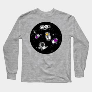 Astronaut Animals in Space Long Sleeve T-Shirt